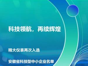 科技領航,再續輝煌!——合肥精大儀表股份有限公司 科技領航,再續輝煌!——合肥精大儀表股份有限公司